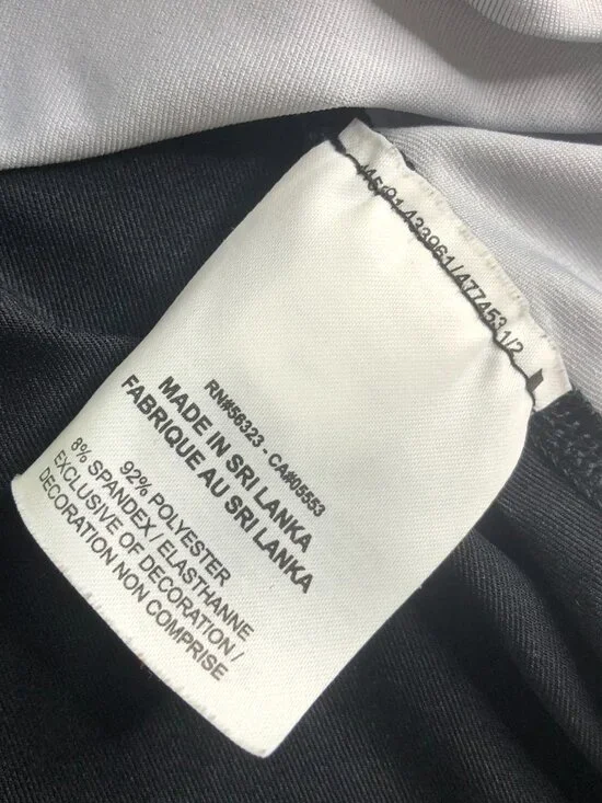 Nike Pro Shirt Mens Large White Black Baseball MLB Compression Fitted Raglan - Picture 5 of 9